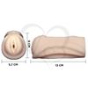 Vagina de suave textura con vibracion regulable